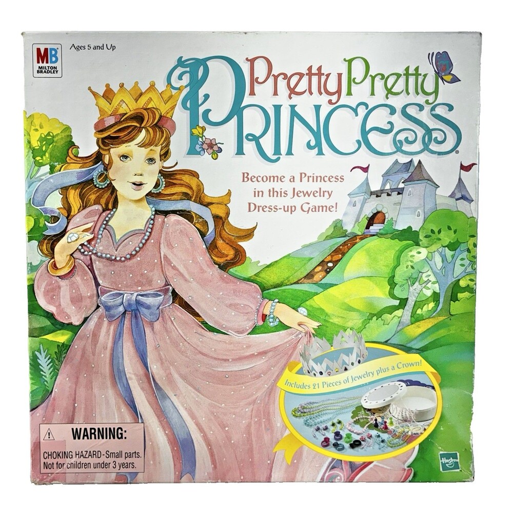 Pretty Pretty Princess 1999 Vintage Hasbro Board Game 99% Complete